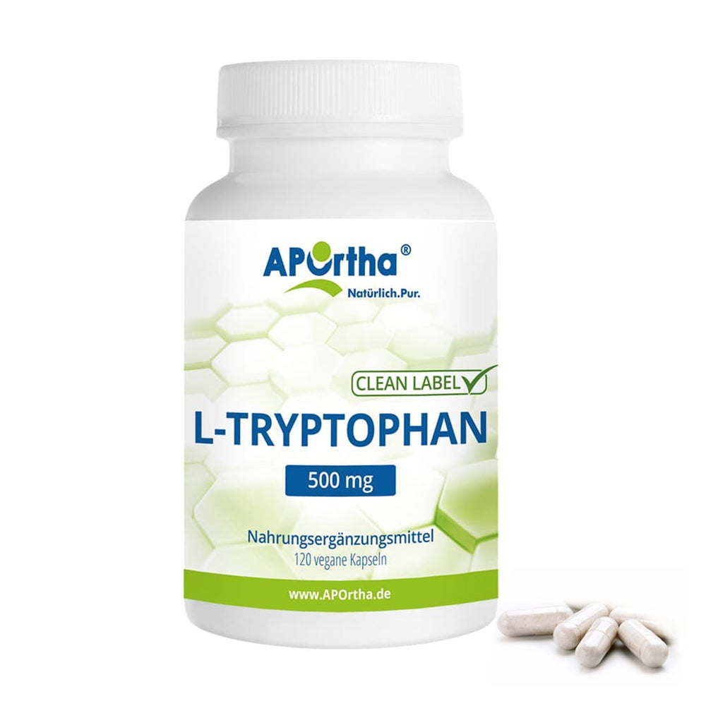 APOrtha® L-Tryptophan 500 mg - vegane Kapseln 120 St
