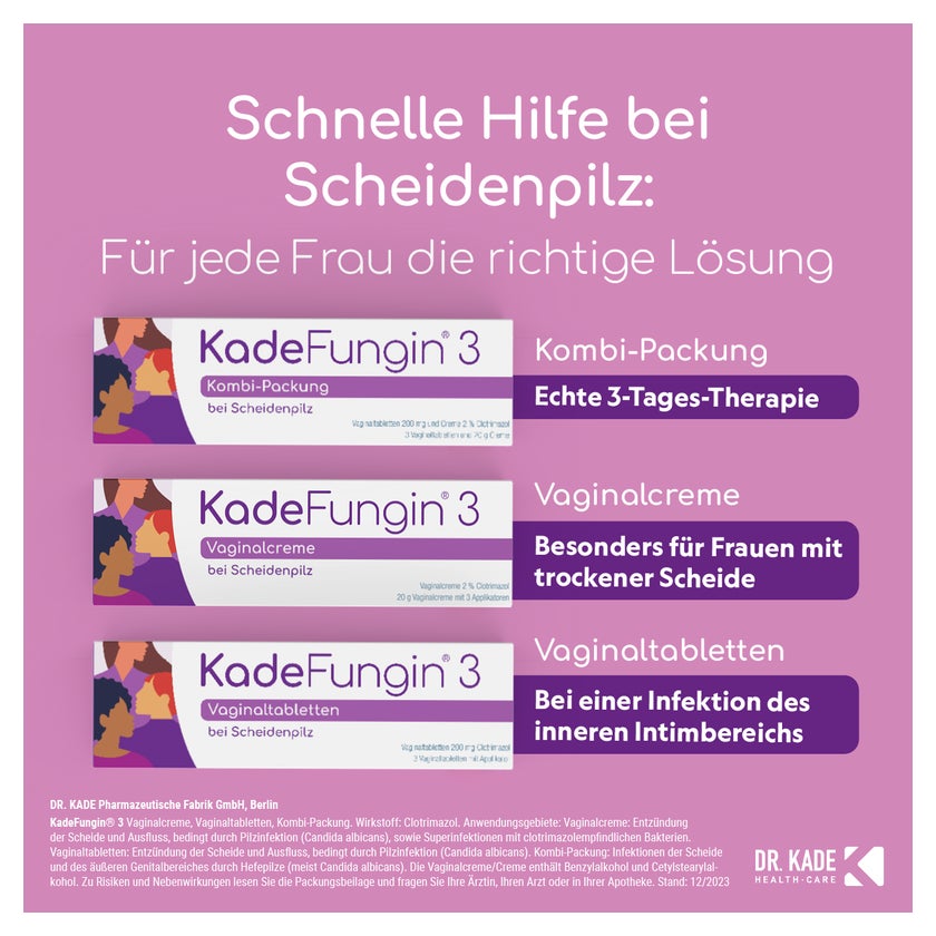 Kadefungin 3 Vaginalcreme 20 g