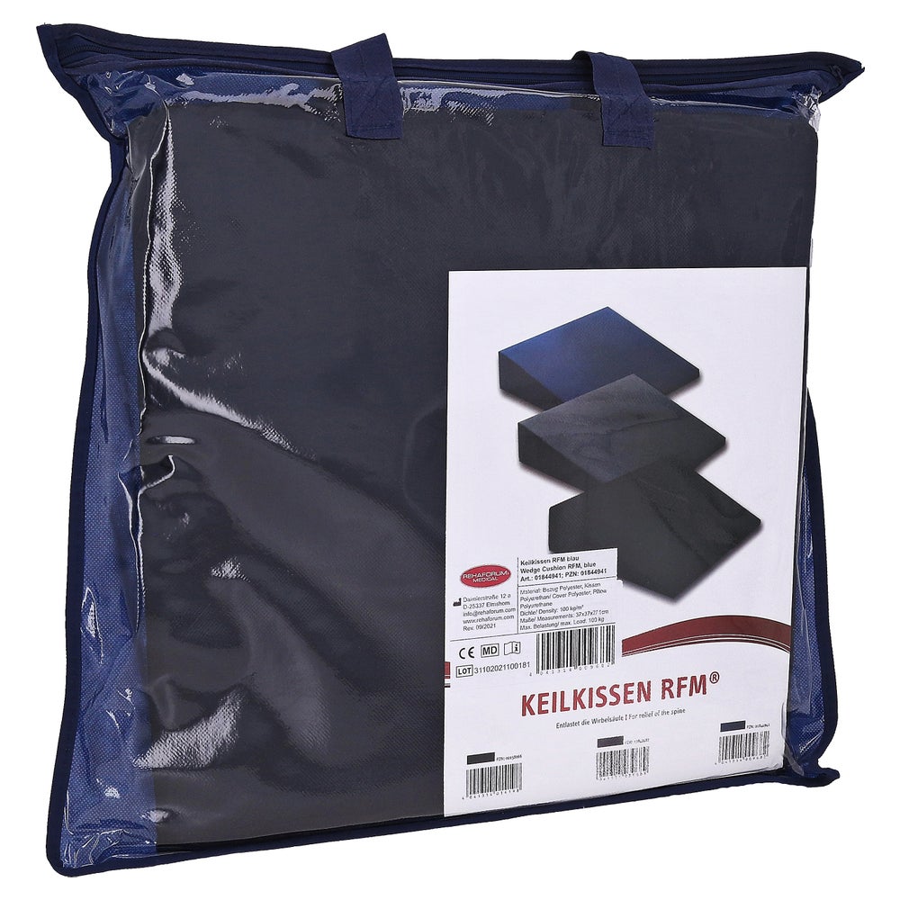 Keilkissen M.bezug blau 1 St