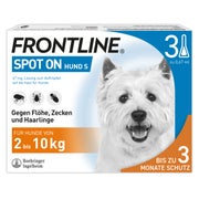 FRONTLINE SPOT-ON - Hund S 2-10 kg 3 St