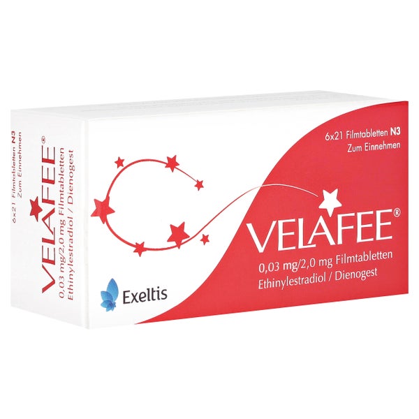 Bellissima 0 03 Mg 2 Mg Filmtabletten Velafee 0,03 mg/2 mg Filmtabletten 126 St, 126 St online kaufen | DocMorris