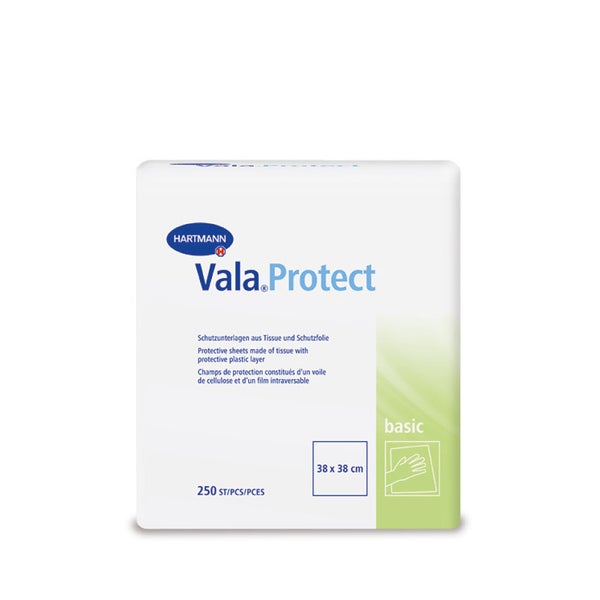 Hartmann Vala®Protect basic Einmal-Patientenunterlage - 38 x 38 cm – Packung = 250 Stück 250 St