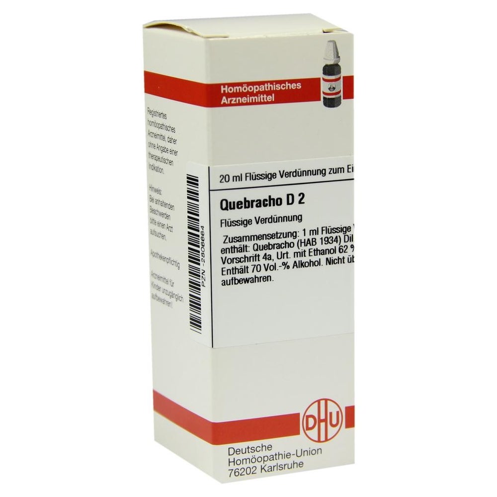 Quebracho D 2 Dilution 20 ml
