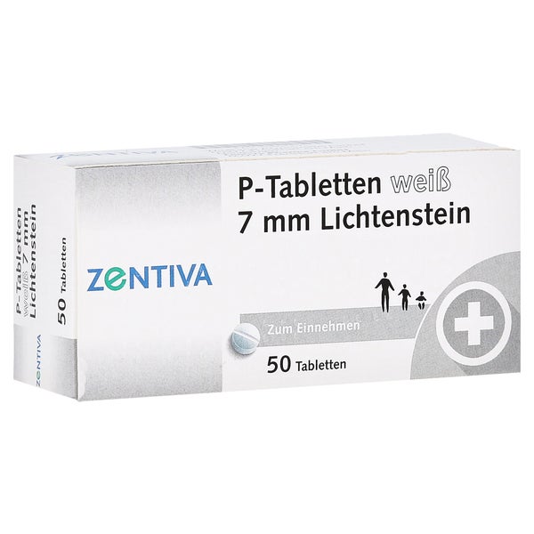 P Tabletten weiß 7 mm Teilk. 50 St