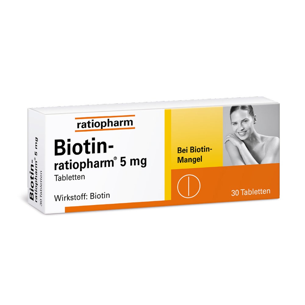 Biotin-ratiopharm® 5 mg (Film)tabletten 30 St