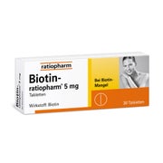 Biotin-ratiopharm® 5 mg (Film)tabletten 30 St
