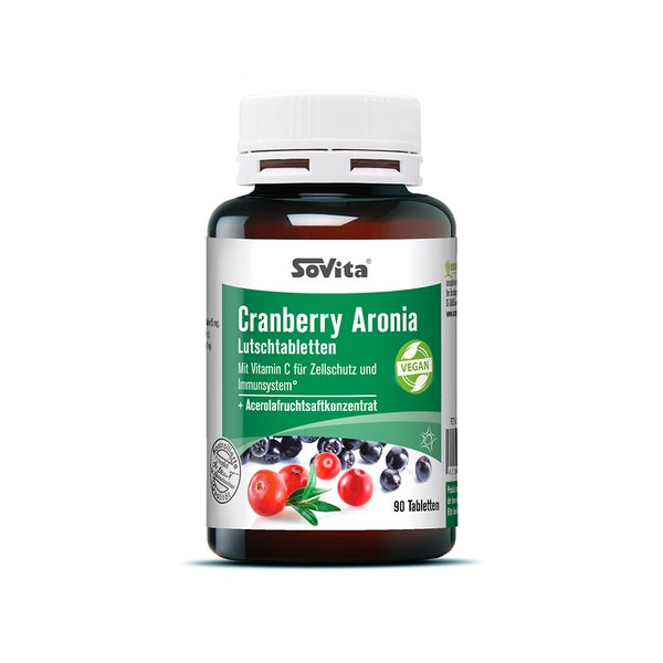 Sovita Cranberry Aronia Lutschtabletten 90 St