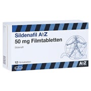Produktabbildung: Sildenafil AbZ 50 mg Filmtabletten 12 St