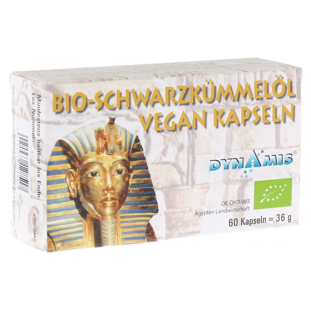 Dynamis Bio Schwarzkümmelöl Kapseln Vegan ägyptisch 60 St