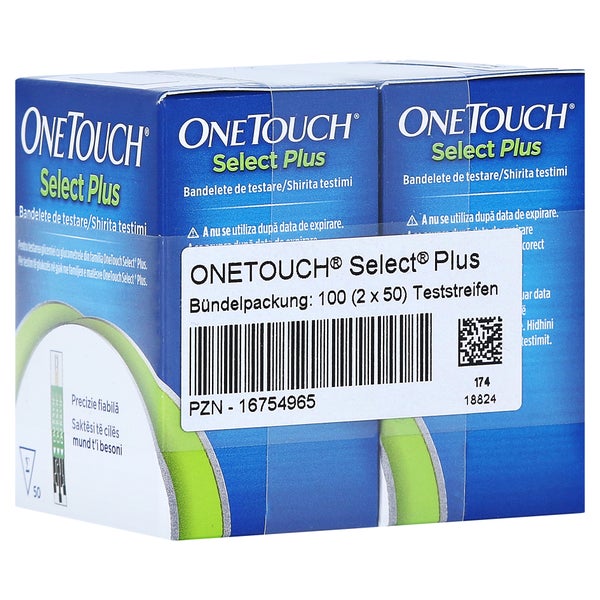 ONE Touch Select Plus Blutzucker Teststr 100 St