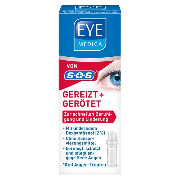 EyeMedica Gereizt + Gerötet | Beruhigende Tropfen | 10 ml 1 St