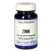 Produktabbildung: ZINK 30 mg GPH Kapseln 30 St