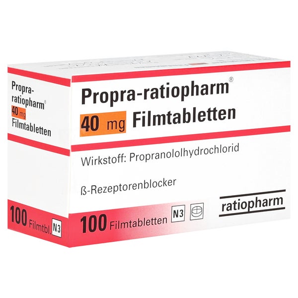 Propra-ratiopharm 40 mg Filmtabletten 100 St