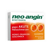 Produktabbildung: neo-angin Benzydamin Honig-Orangen-Geschmack 20 St