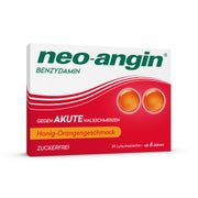 Produktabbildung: neo-angin Benzydamin Honig-Orangen-Geschmack 20 St