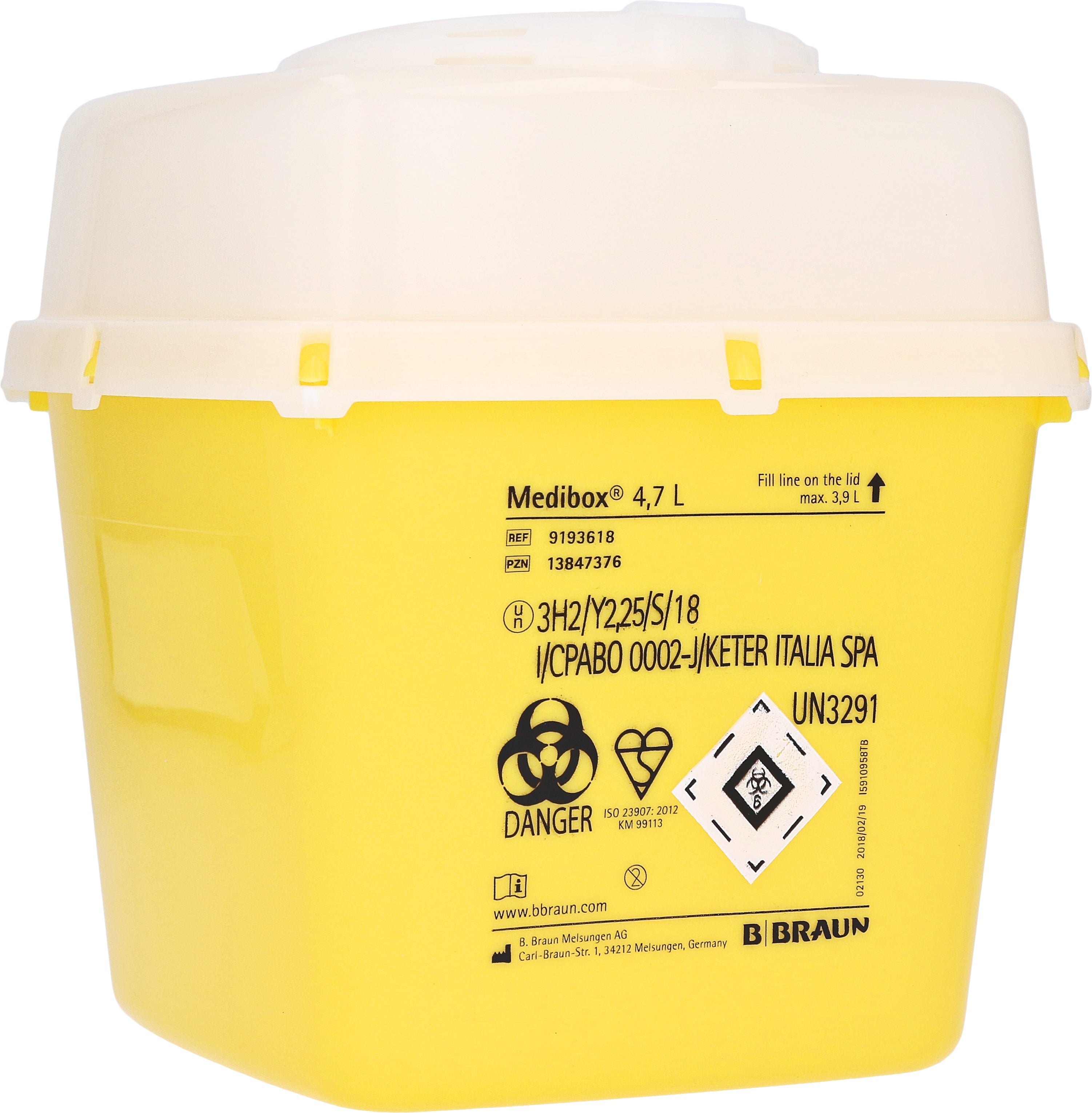 B.Braun Medibox Kanülensammler - 4,7 Ltr. 1 St