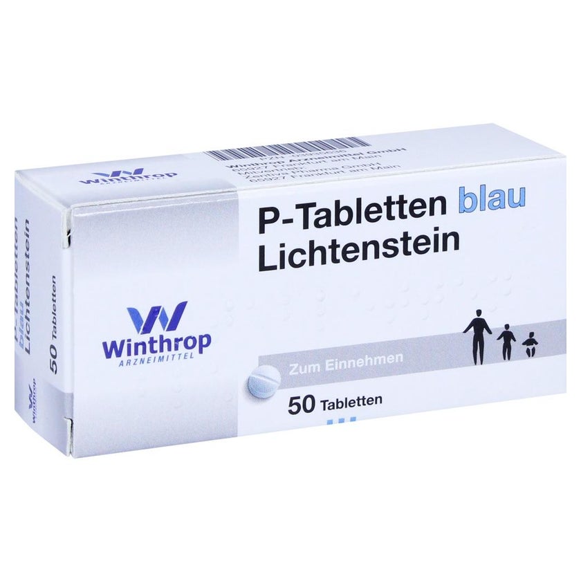 P Tabletten blau 8 mm Teilk. 50 St, 50 St online kaufen | DocMorris 