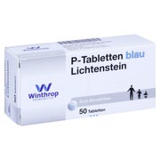 Produktabbildung: P Tabletten blau 8 mm Teilk. 50 St