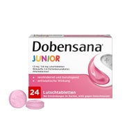 Produktabbildung: Dobensana Junior Lutschtabletten Erdbeergeschmack 24 St