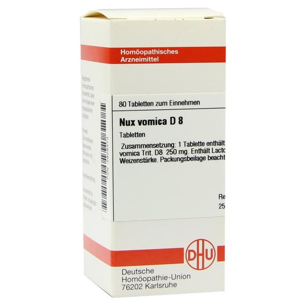 NUX Vomica D 8 Tabletten 80 St