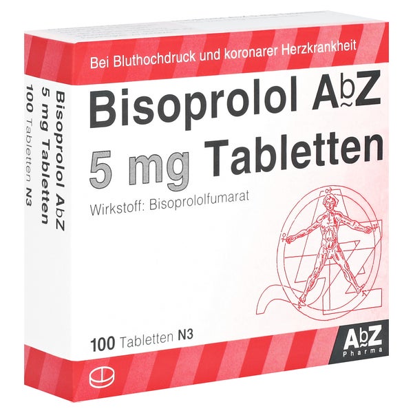 Bisoprolol AbZ 5 mg Tabletten 100 St