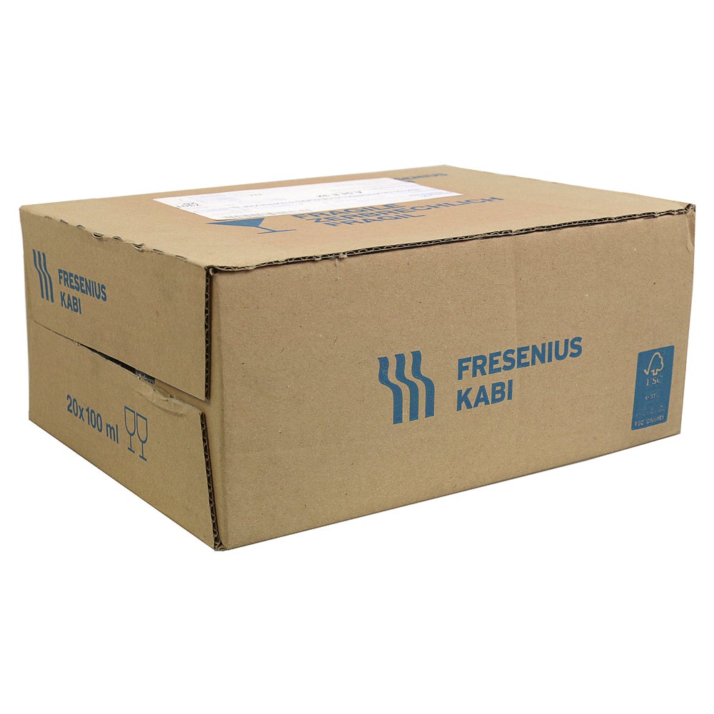 Kochsalzlösung 0,9% Glasflasche Fresenius 20X100 ml
