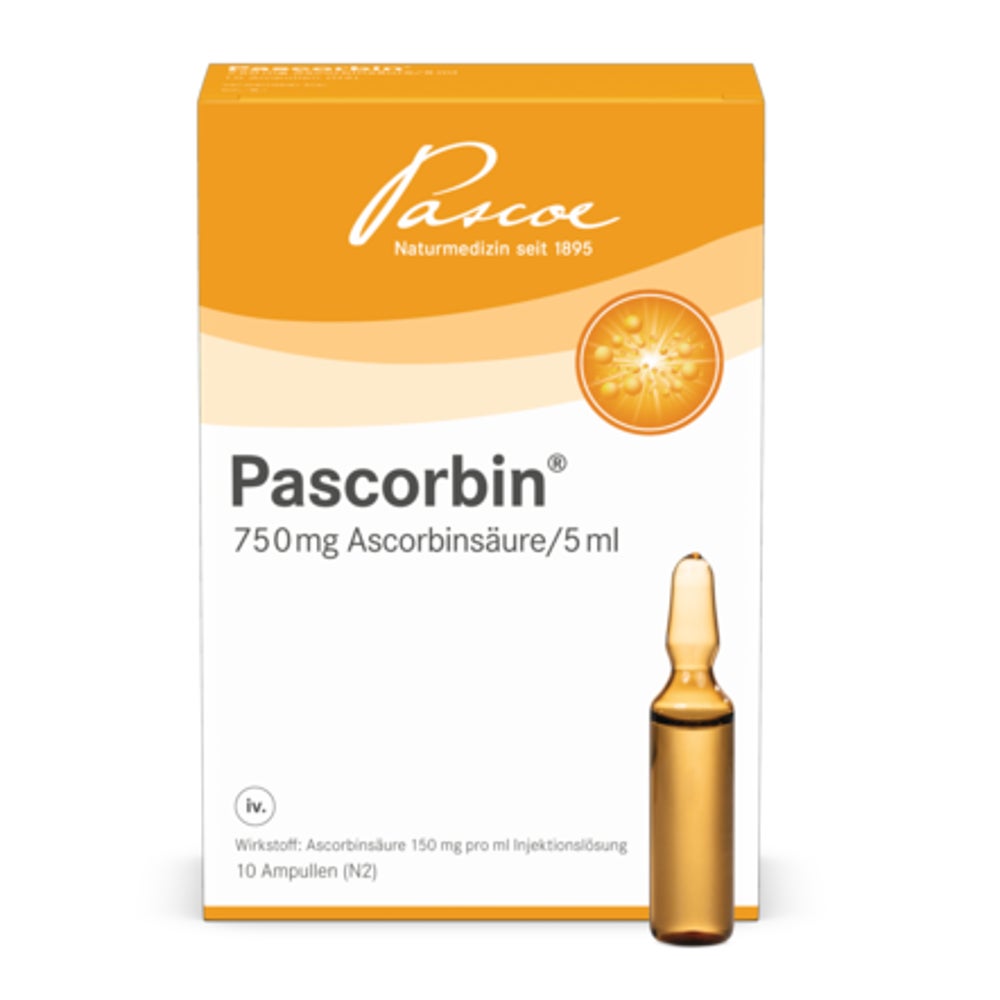 Pascorbin Ascorbinsäure 750mg/5ml 10X5 ml