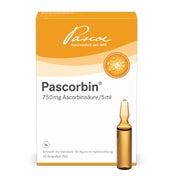 Produktabbildung: Pascorbin Ascorbinsäure 750mg/5ml 10X5 ml
