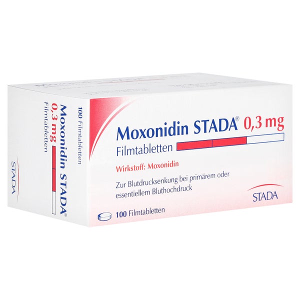 Moxonidin Stada 0,3 mg Filmtabletten 100 St