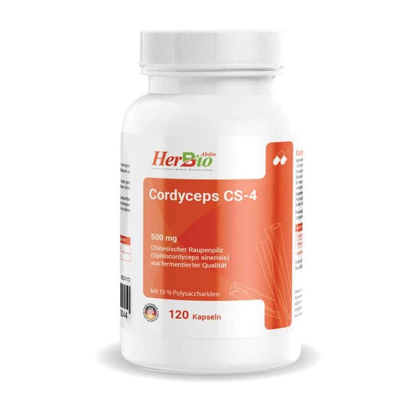 HerbBio Cordyceps CS-4 Vegane Kapseln 120 St