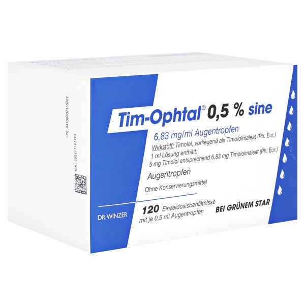 TIM Ophtal 0,5% sine Augentropfen 120X0,5 ml