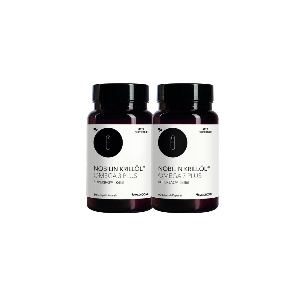 Nobilin Krillöl Omega-3 Plus Kapseln 2X60 St