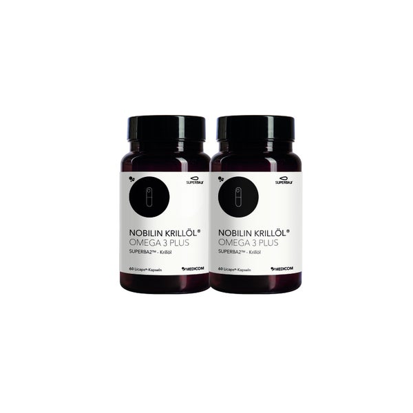 Nobilin Krillöl Omega-3 Plus Kapseln 2X60 St