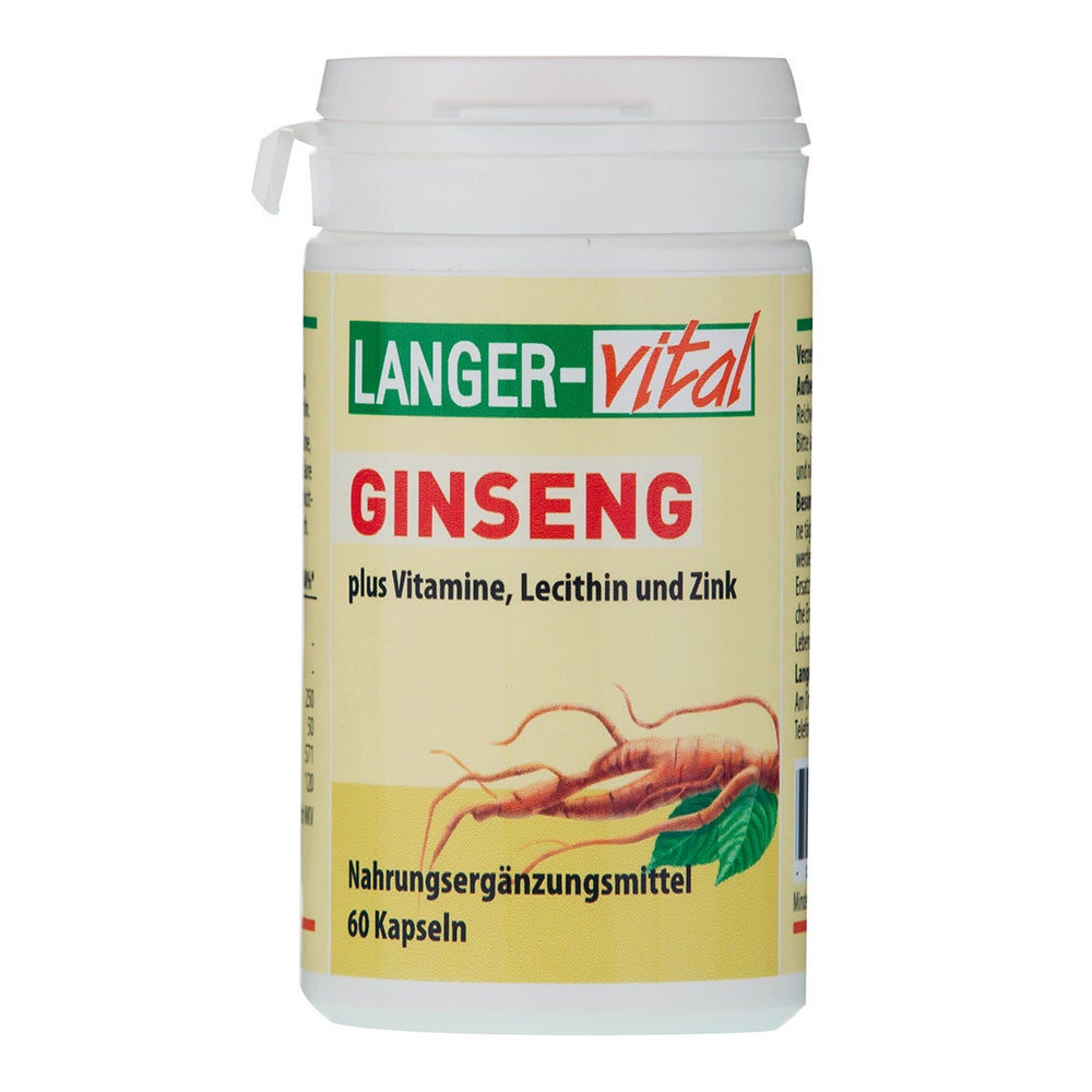 Ginseng 200 mg Lecithin Kapseln 60 St