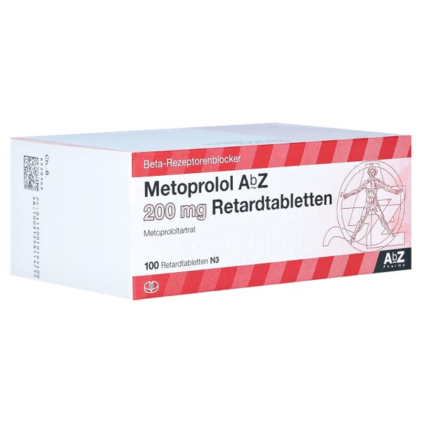 Metoprolol AbZ 200 mg Retardtabletten 100 St