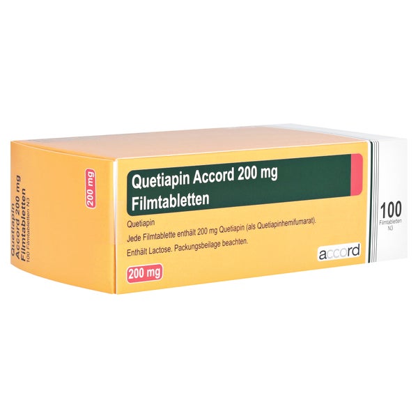 Quetiapin Accord 200 mg Filmtabletten 100 St