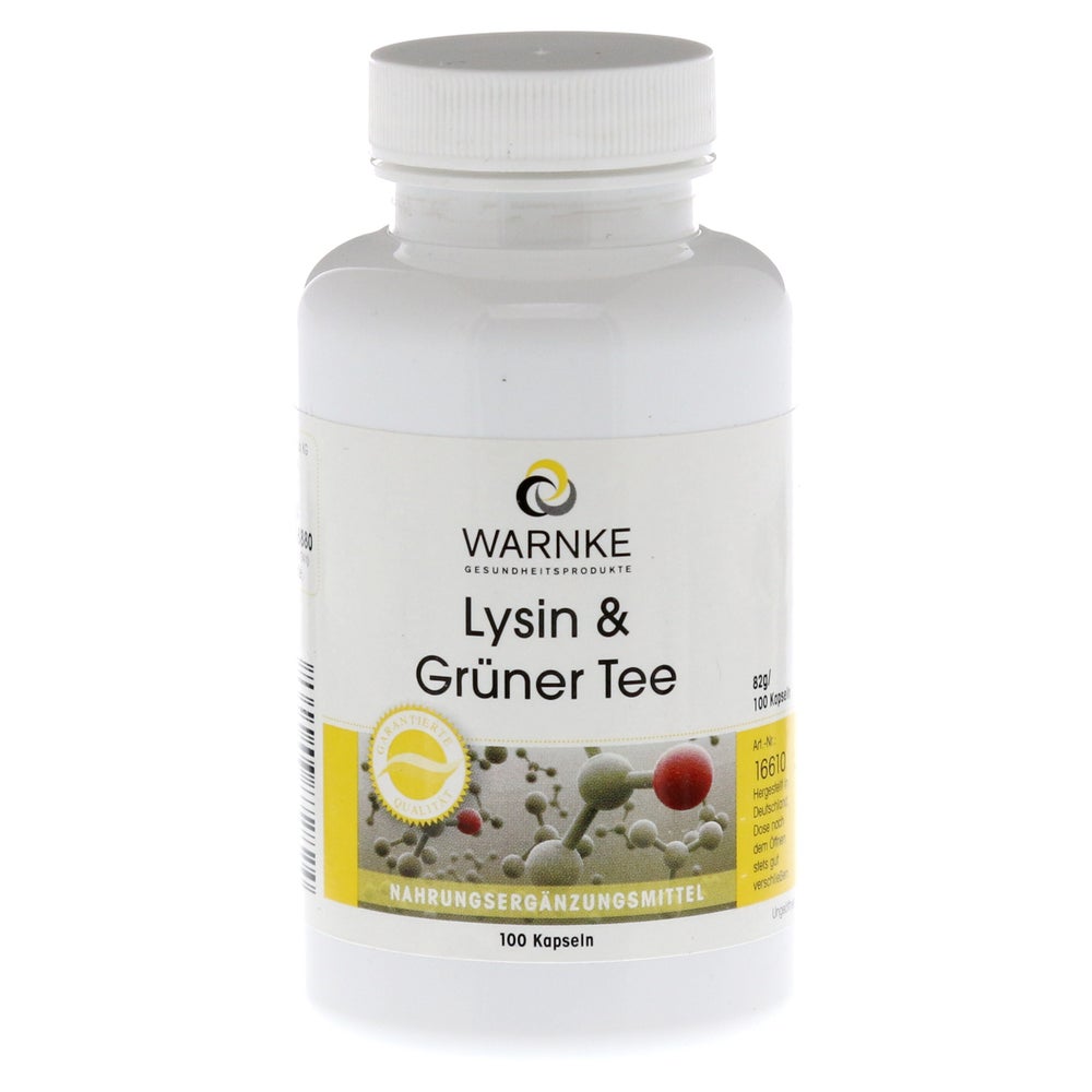 Lysin & Grüner Tee Kapseln 100 St