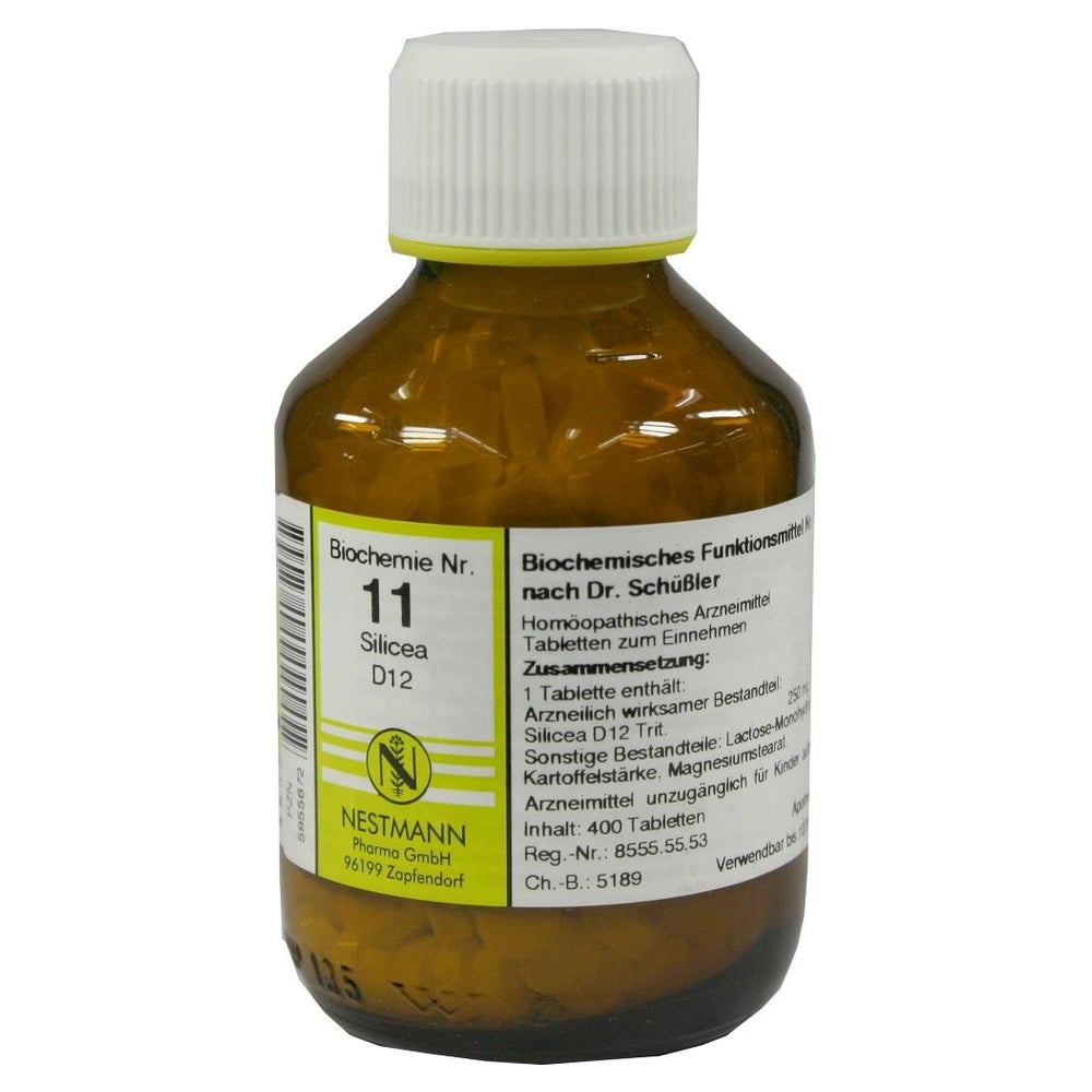 Biochemie 11 Silicea D 12 Tabletten 400 St
