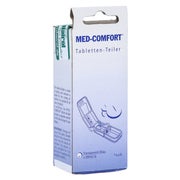 Tablettenteiler blau Transparent 1 St