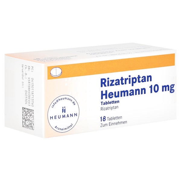Rizatriptan Heumann 10 mg Tabletten 18 St