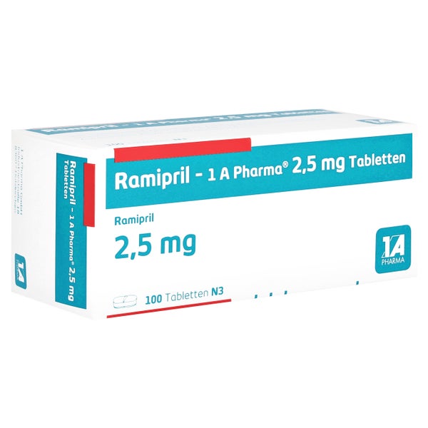Ramipril-1a Pharma 2,5 mg Tabletten 100 St