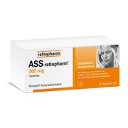 Produktabbildung: ASS-ratiopharm 300 mg Tabletten 50 St