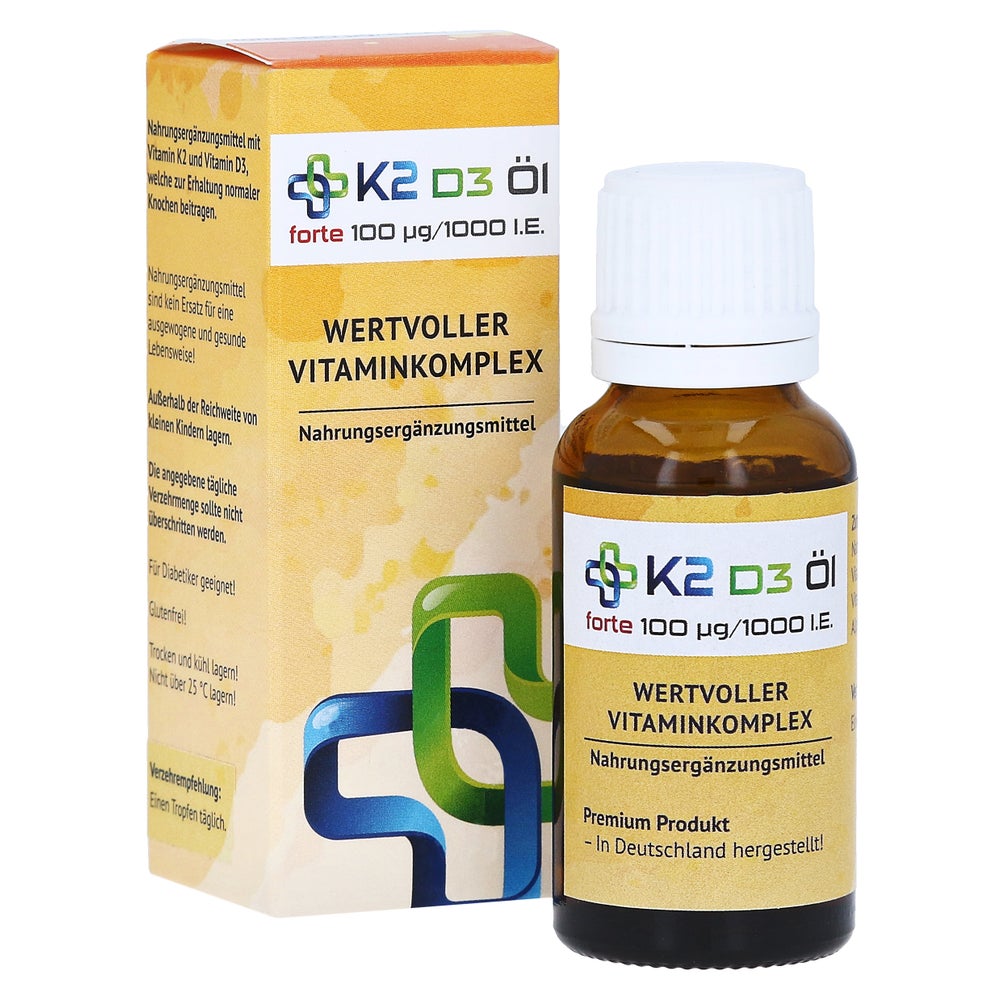 K2 D3 Öl forte 100 µg/1000 I.E. 20 ml