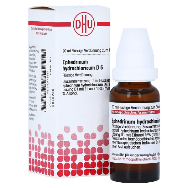 Ephedrinum Hydrochloricum D 6 Dilution 20 ml