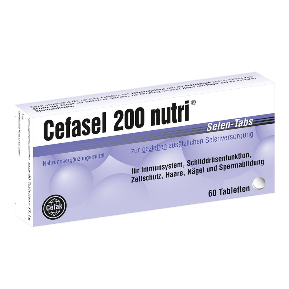 Cefasel 200 Nutri Selen-Tabs 60 St