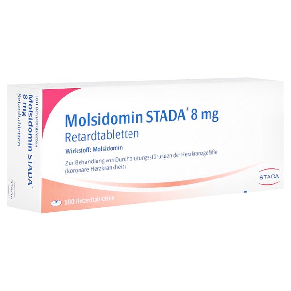 Molsidomin Stada 8 mg Retardtabletten 100 St