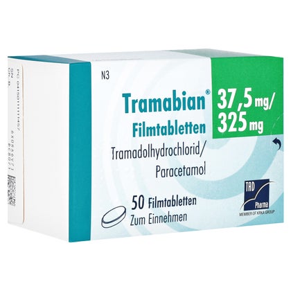 Tramabian 37,5 Mg/325 mg Filmtabletten 50 St, 50 St online kaufen