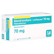 ALENDRONSÄURE-1A Pharma 70 mg Filmtabletten 12 St