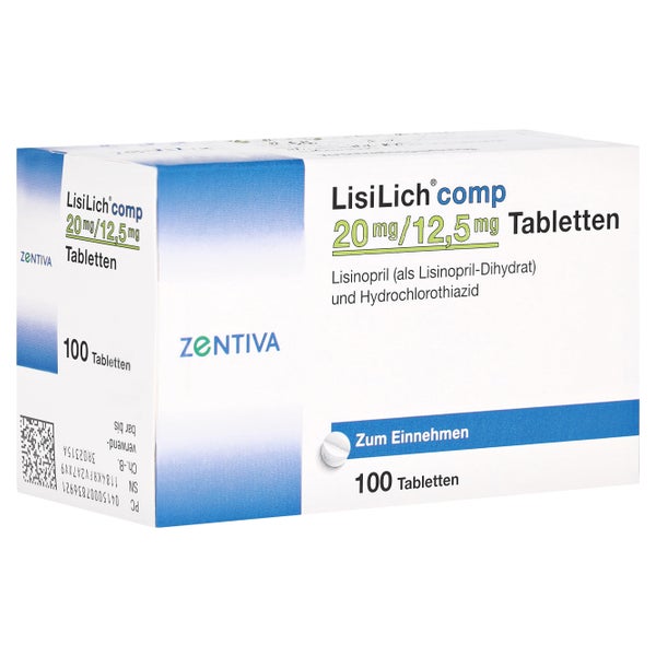 Lisilich Comp. 20 mg/12,5 mg Tabletten 100 St