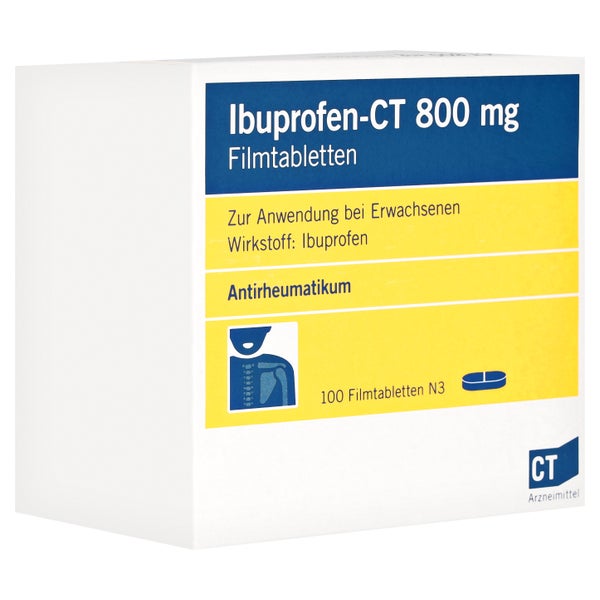 Ibuprofen-ct 800 mg Filmtabletten 100 St